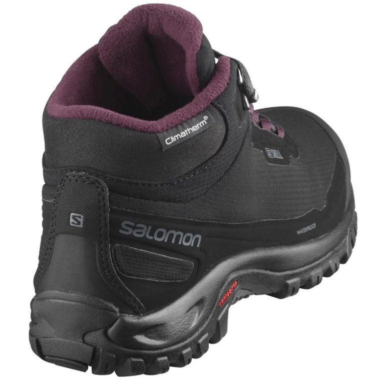 Salomon Shelter CSWP Women's Winter Boots Black | CA 62O79
